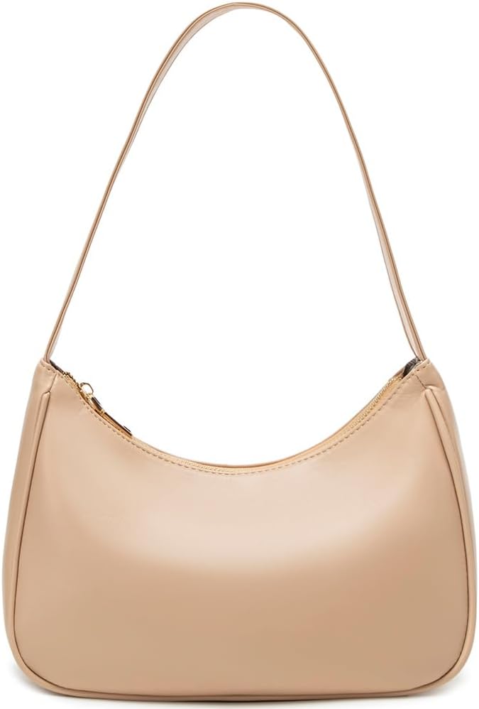 Shoulder Bags for Women. Cute Hobo Tote Handbag Mini Clutch Purse with Zipper Closure