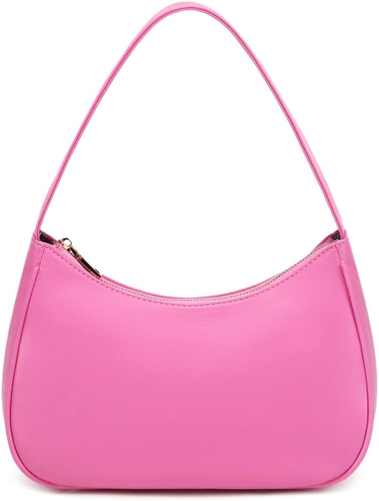 Shoulder Bags for Women. Cute Hobo Tote Handbag Mini Clutch Purse with Zipper Closure