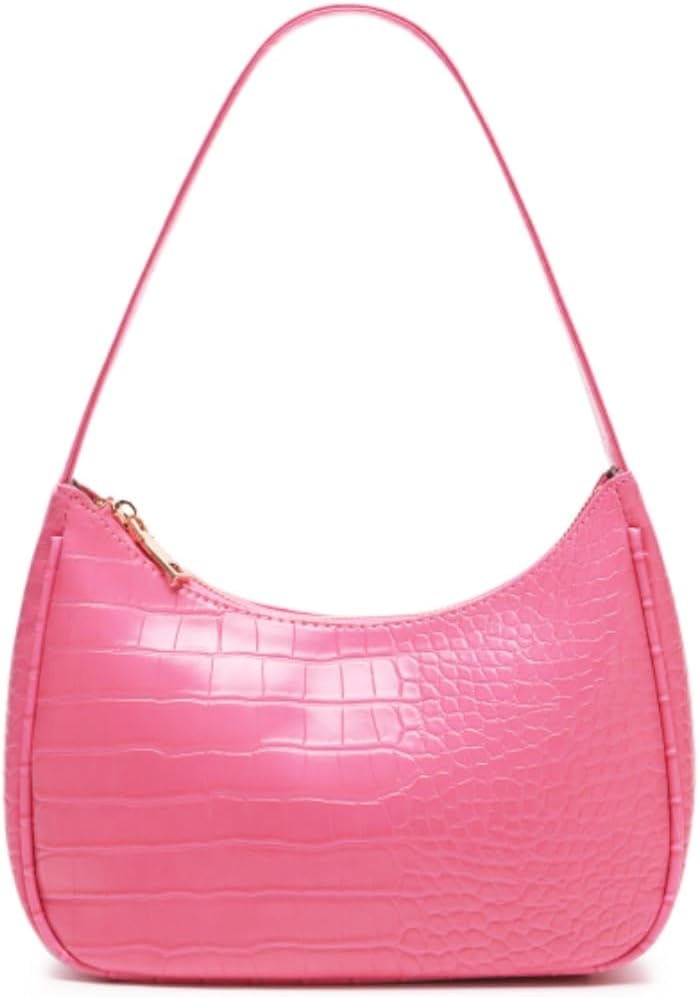 Shoulder Bags for Women. Cute Hobo Tote Handbag Mini Clutch Purse with Zipper Closure