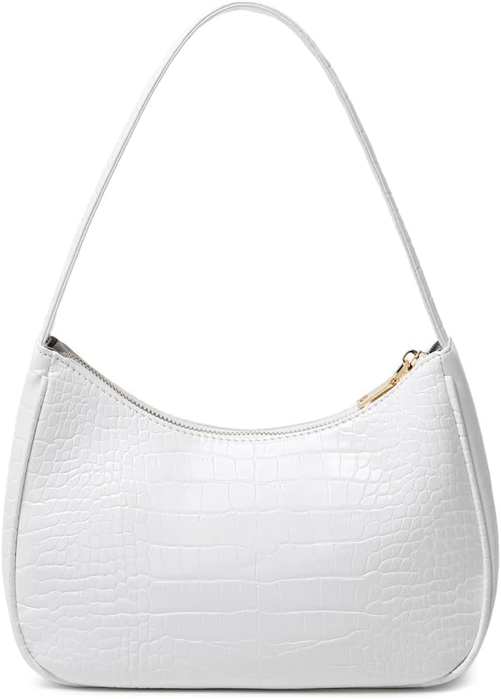 Shoulder Bags for Women. Cute Hobo Tote Handbag Mini Clutch Purse with Zipper Closure