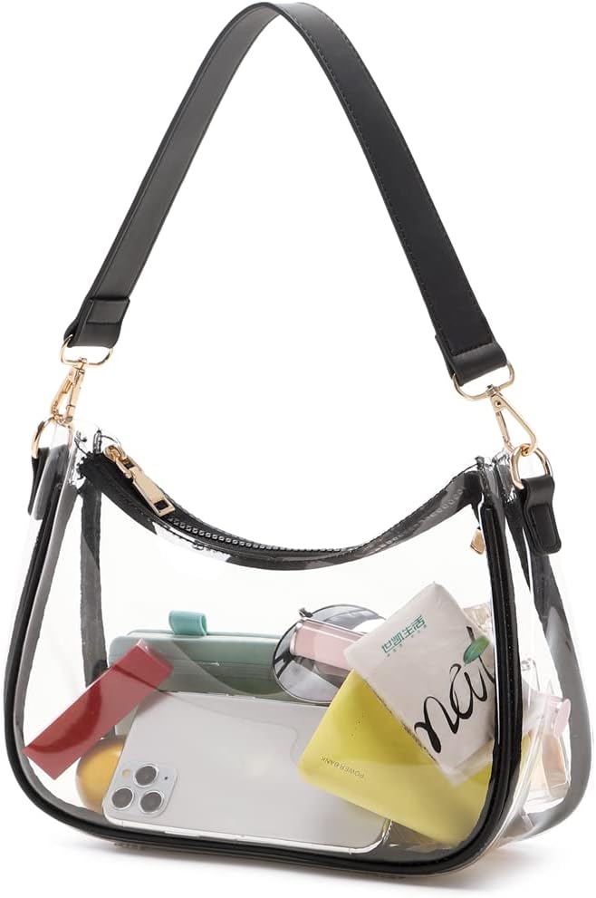 Shoulder Bags for Women. Cute Hobo Tote Handbag Mini Clutch Purse with Zipper Closure