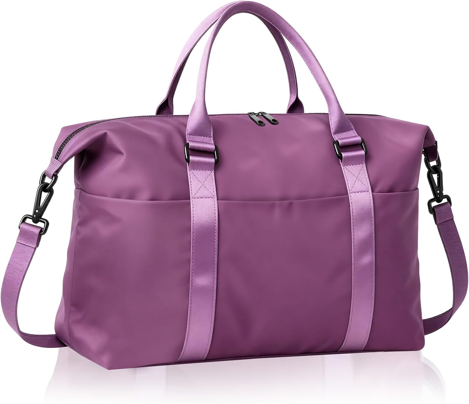 Weekender Duffel Bags for Women. Purple Travel Totes Bag for Airplane Essentials. Overnight Bags for Women with Trolley Sleeve. Large Carry On Hospital Bag for Labor and Delivery. Sport. Gym