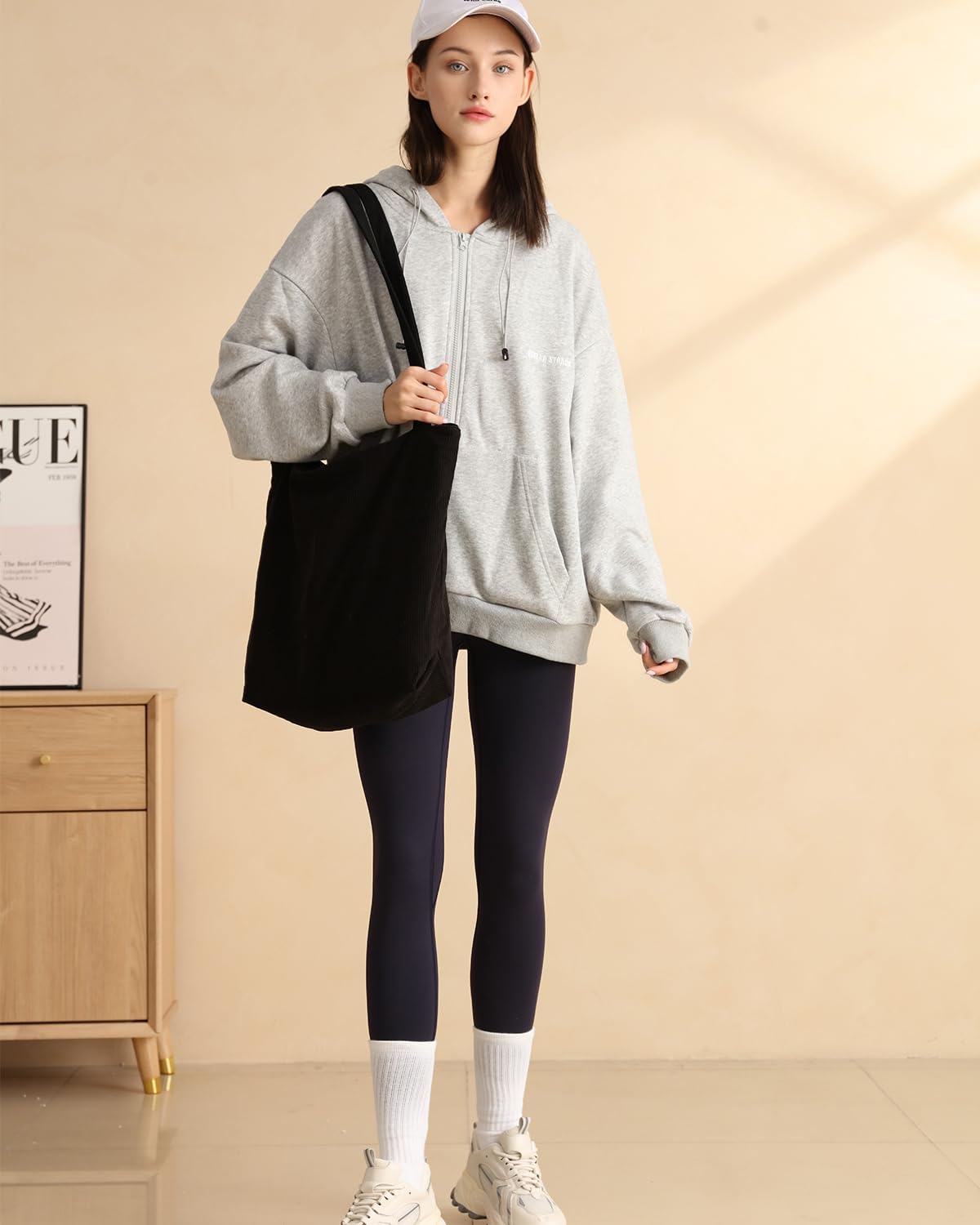 Tote Bag for Women.Hobo HandBags with Zipper.Large Capacity Casual Shoulder Handbags with Inner Pockets