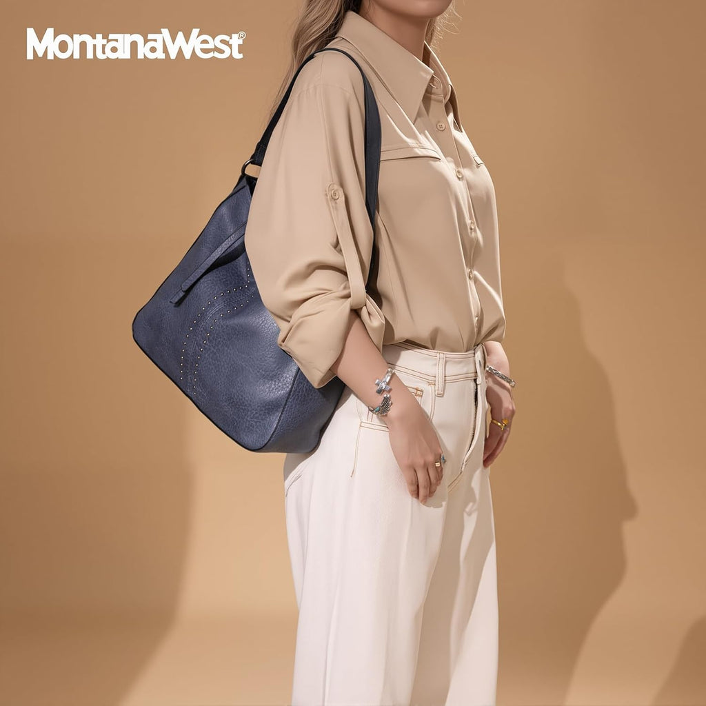 West Hobo Bag for Women Crossbody Purse and Handbags Ladies Chic Shoulder Bags