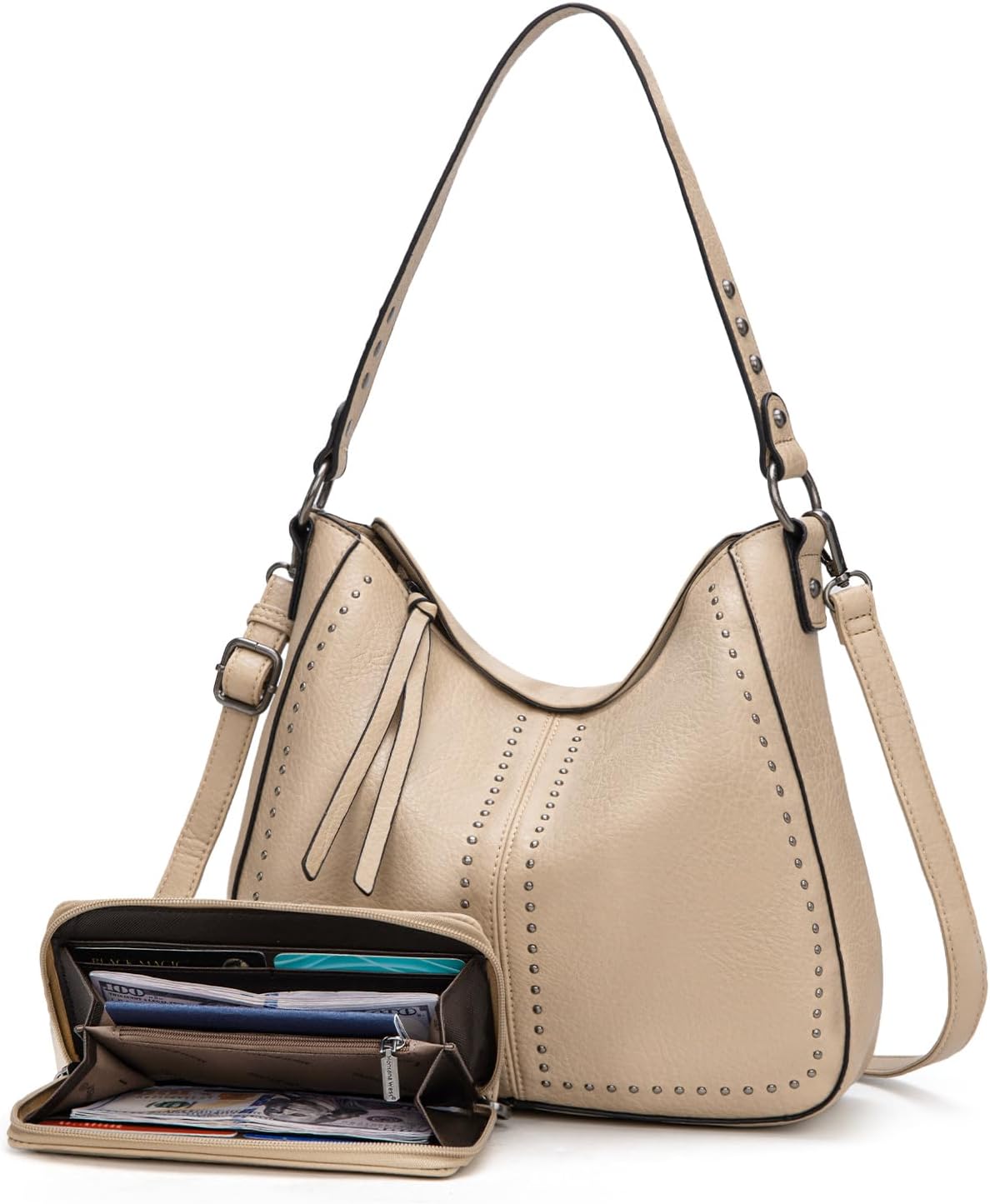 West Hobo Bag for Women Crossbody Purse and Handbags Ladies Chic Shoulder Bags