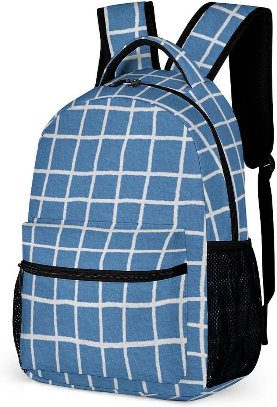 Stripes Backpack Lightweight Large Capacity Laptop Daybag for Travel Work