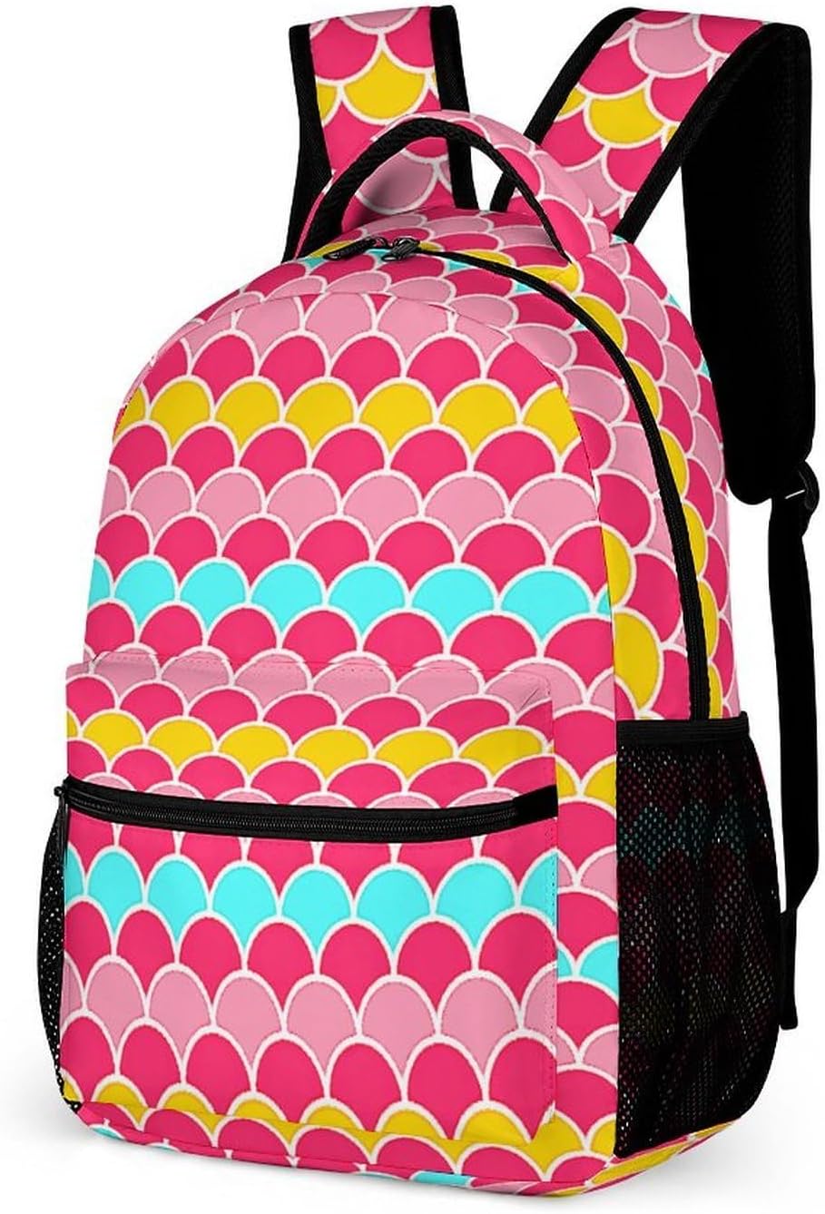 Stripes Backpack Lightweight Large Capacity Laptop Daybag for Travel Work