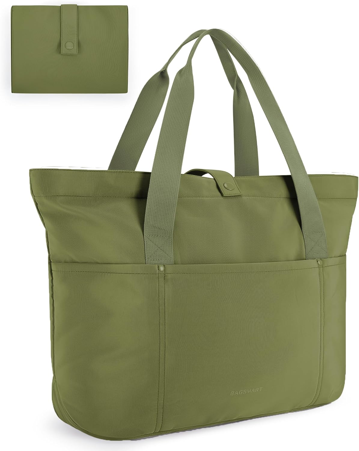 Tote Bag for Women. Foldable Tote Bag With Zipper Travel Large Shoulder Bag Handbag for Work