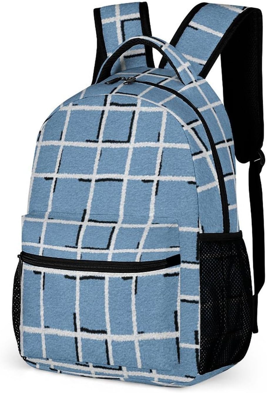 Stripes Backpack Lightweight Large Capacity Laptop Daybag for Travel Work