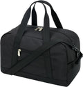 Small Gym Bag 14 inch lightweight Carry On Mini Duffel Bag for Travel Sport - Black