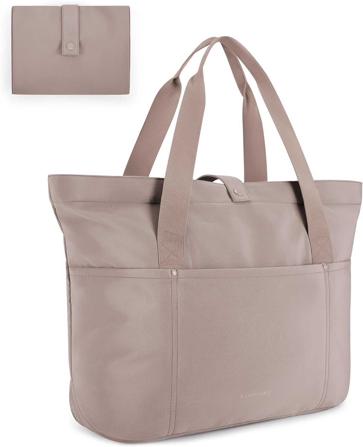 Tote Bag for Women. Foldable Tote Bag With Zipper Travel Large Shoulder Bag Handbag for Work