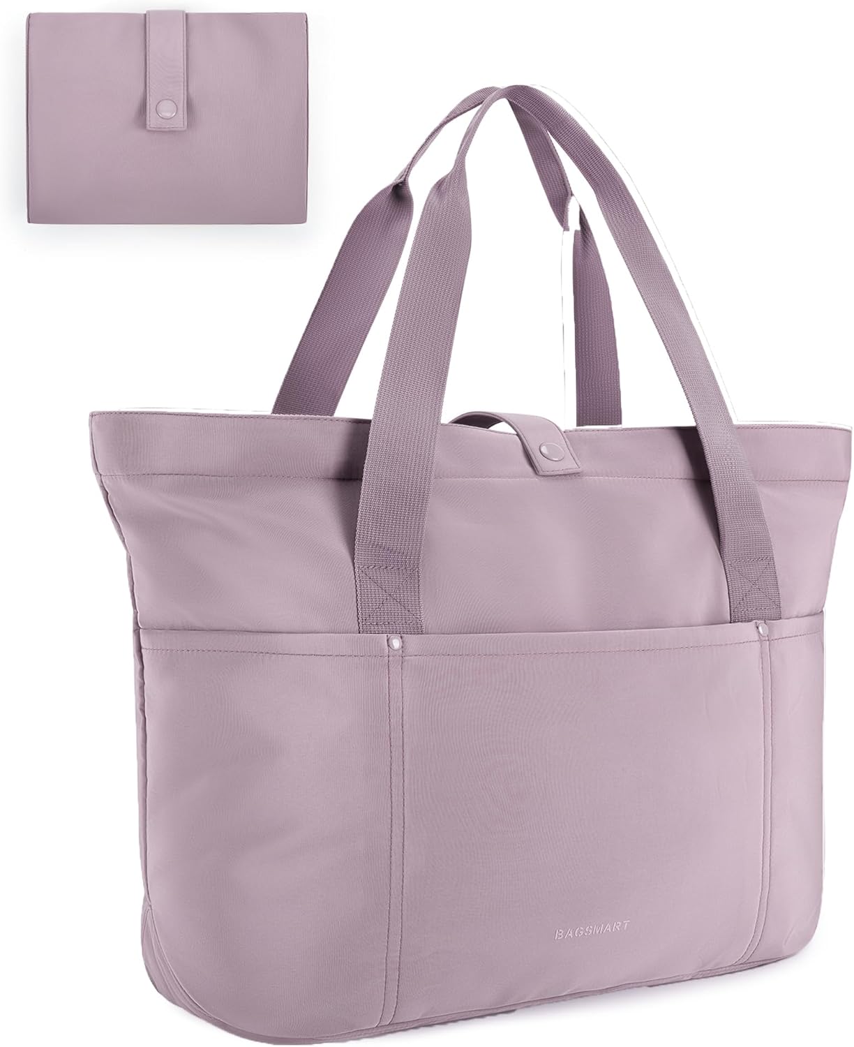 Tote Bag for Women. Foldable Tote Bag With Zipper Travel Large Shoulder Bag Handbag for Work