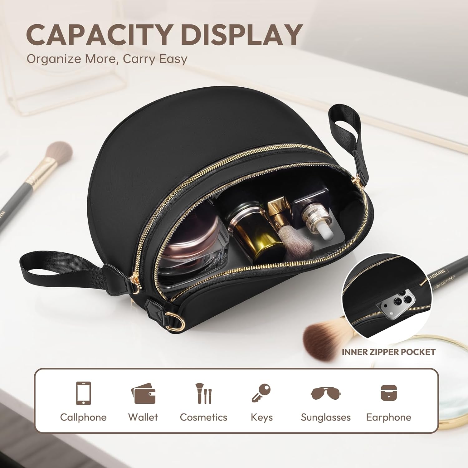 Cross Body Bag for Women Bum Bag Checkered Belt Bags Fanny Packs for Girls Travel Purse Fashion Waist Packs Crossbody Nylon Purse Trendy Shoulder Bags for Womens