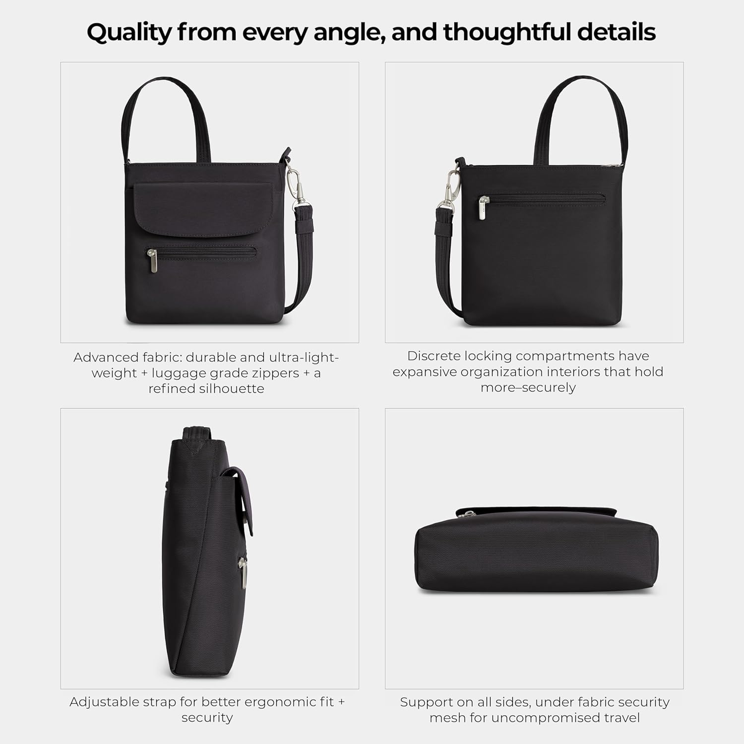 Travelon Anti-Theft Classic Mini Shoulder Bag