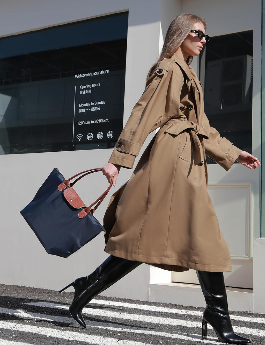 Tote Bag for Women Foldable Shoulder Bag Nylon Weekend Hobo Handbag