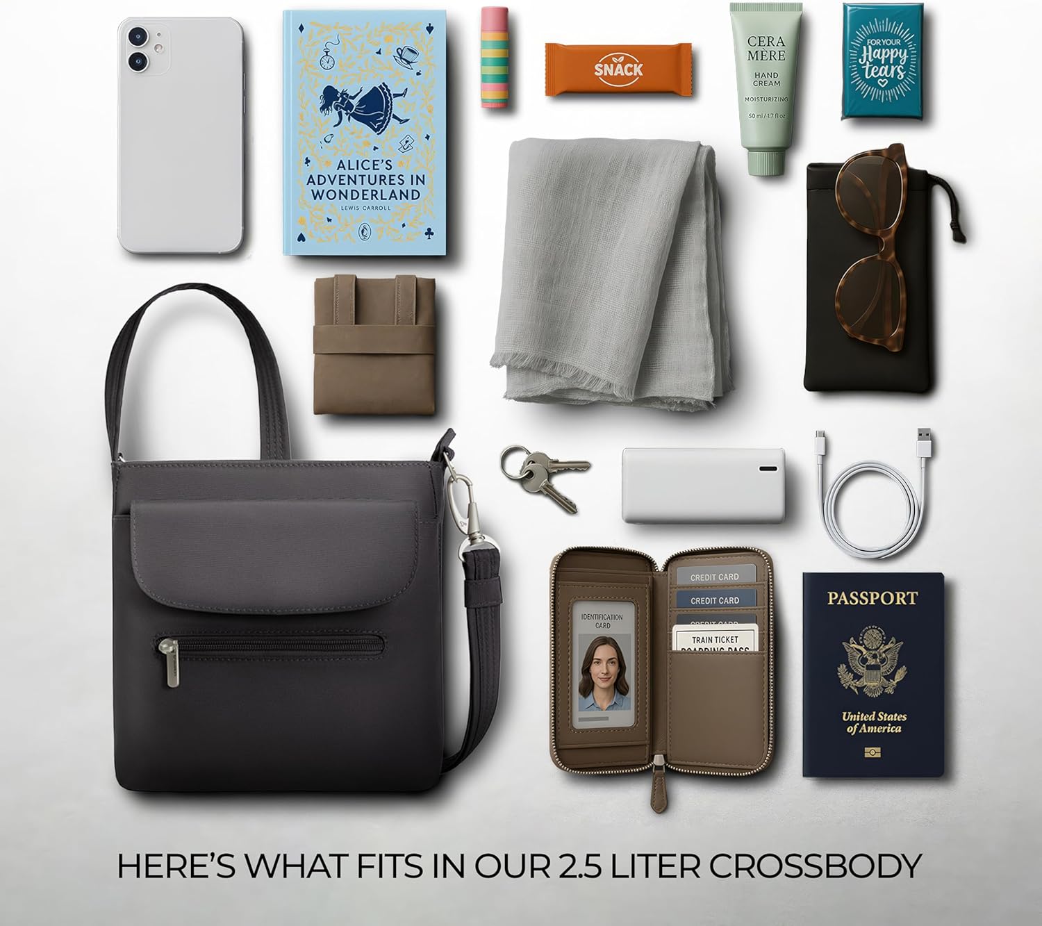 Travelon Anti-Theft Classic Mini Shoulder Bag